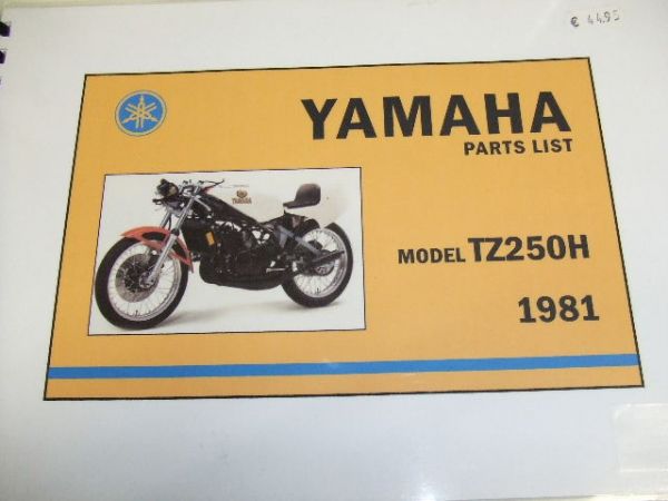 Yamaha 1970 1971 TD2 TD2B Parts List Motorcycle Manual 