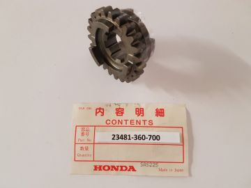 23481-360-700 gear countershaft 5th 23T CR125 M/A 1977 up