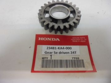 23481-KA4-000 Gear 5th driven 24T CR250RB used as new