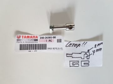 240-26381-00 Holder wire adjusting in front brake plate Yamaha TD/TR2-3 and TZ's A/B new