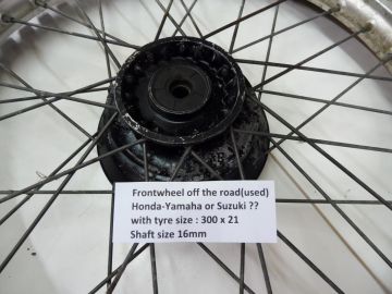 Frontwheel off the road -- ? used
