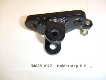 34028-1077 Holder footrest R.H. KX80 80-81