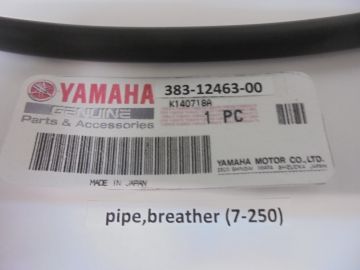 383-12463-00 Pipe breather TZ250/TZ350 A untill G