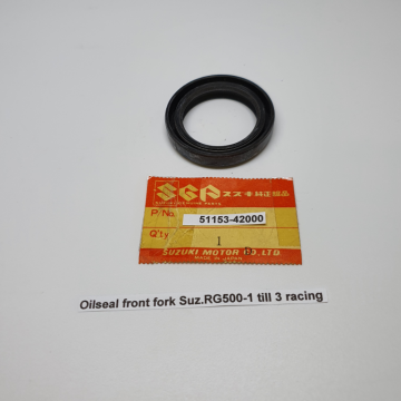 51153-42001 Oil seal frontfork RG500 1-2-3 Size 35x48x8/9.5mm new