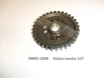 59051-1026 Gear kickst 32T KX80 1980 and 1981