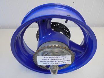 64111-34C00 Rear wheel with sprocket 42T GSXR750 used