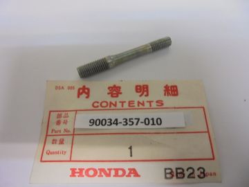 90034-357-010 Bolt cylinder 6 to 7 mm 55 L.Honda CR250 1977 up copy as orig. 