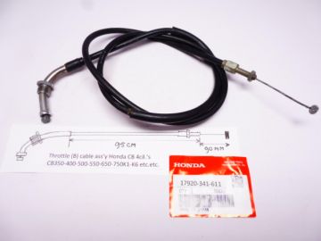 17920-300-000 950/90 Throttle (B) Cable 90L CB350 / CB500 / CB550 / CB750