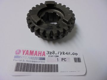 328-17241-00 Gear 4th wh.25T as new Yam.TD-TR3 TZ250-350 1971-1980 