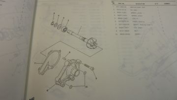 3YL-28198-11-E1 Parts book original TZ250 1991 racing