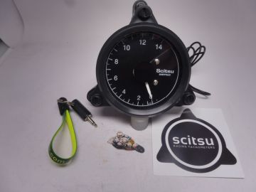 Tachometer Scitsu electronic 2cilinder 4 stroke 0-14000 rpm No:8