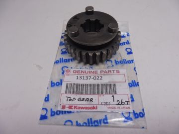 13137-022 Gear top Kaw.S1-2-3 250/3-350/3-400/3cil.used but good cond.