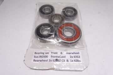 Wheel bearing set front and rearwheel Suz.RG500 road bike 1985 and later new