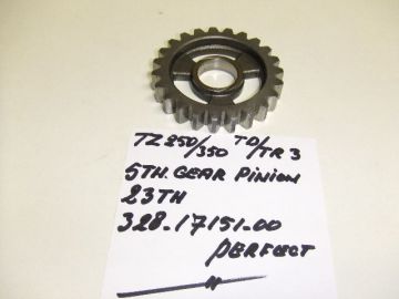 328-17151-00 Gear 5th pin.23T Yamaha  TD-TR3 / TZ250-350 A-B-C-D-E-F-G