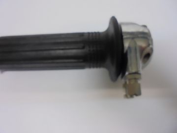 Throttle grip assy English style in chrome 22mm