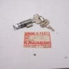 27016-030 Lock assy Steering H1 / S1 / S2 / KH250 / KH500 '66 - 1978