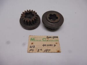 40.0101.7 Gear gearbox 2nd 18T P3/W3 speed Minarelli new