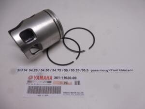 Alternative view of 361-11631-00 Piston assý Yam.RD250'73'76 new 54/54.25/54.50/54.75 or 55mm
