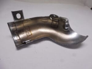 Alternative view of 49107-1062 Cover exhaust pipe L. Kawasaki EN450/500, LTD454 NOS