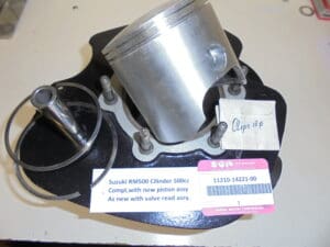Suzuki - 11210-14221 / 11210-14233 - RM500 - Cylinder with Piston Complete