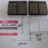 Suzuki - 59130-42000-2 - RG500/RGB500 - Brake Pads