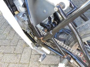 Alternative view of TZ125G 1979 model - 40yr brand racer