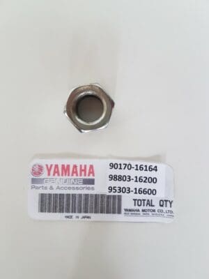 Yamaha - 98803-16200 / 90170-16164 - TD2/TR2/TD3/TR3/TZ250 A/B/TZ350 A/B - Nut top Front Fork >>tool 22mm or 24mm.
