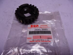 24341-30001 Gear 4th driven 21T TS250 / TS250ER as new