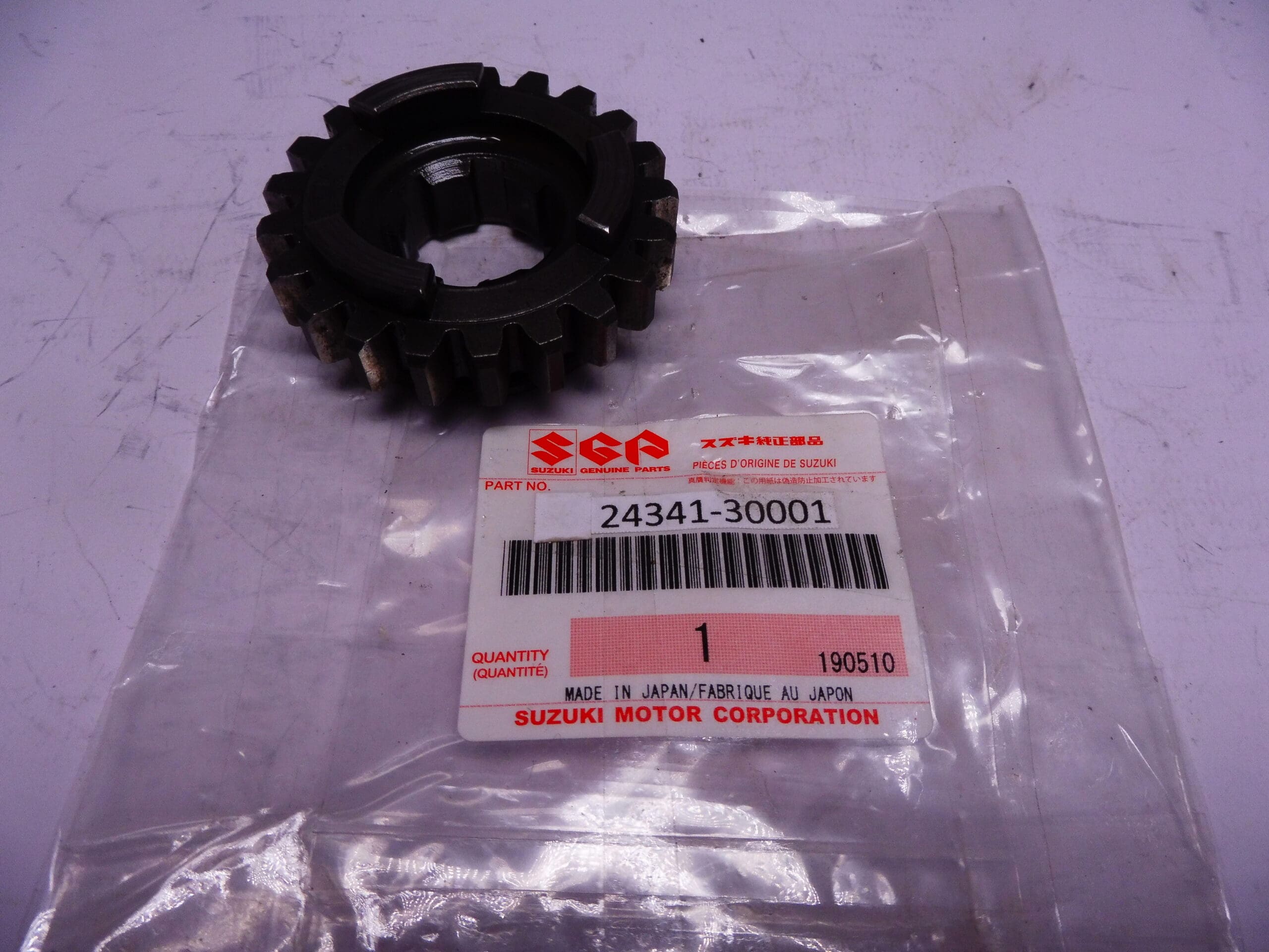 24341-30001 Gear 4th driven 21T TS250 / TS250ER as new
