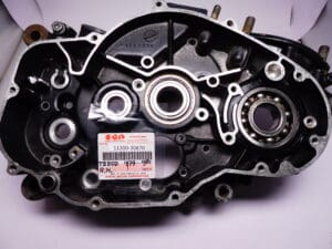 Alternative view of 11300-30870 Crankcase R.H. With new bearings TS250 79-81 used as new