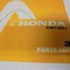 Honda - New partbook CB125 J-3 - CB125 - Parts Book