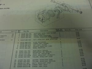 Honda - New partbook Honda CB550 F-F2 - CB550 - Parts Book