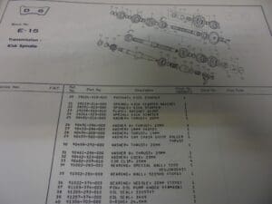 Honda - Good used partbook Honda CB550 F2 - CB550 - Parts Book