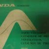 Honda - As new partbook CX500 - CX500 - Parts Book