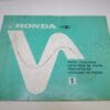 Honda - As new partbook CBX / Z - CBX1000 - Parts Book