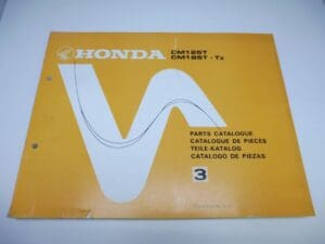Honda - New partbook CM125 T - CM185 T - CM125/CM185 - Parts Book