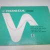 Honda - New partbook CX500 - CX500 - Parts Book