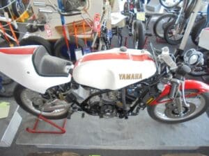 Alternative view of TZ350F 95% complete chassis 430-997273