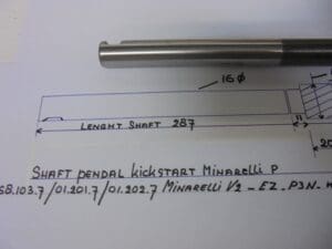 Minarelli - 01.0102.7 - V2-EZ-P3-W3 Transmission