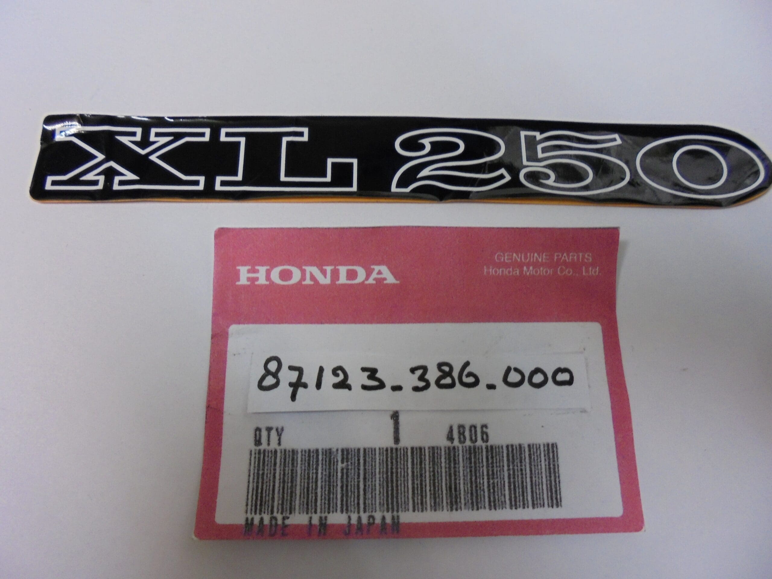 Honda - 87123-386-000_1 - XL250 - Frame Cover