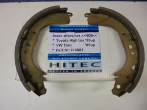 Alternative view of H 6882 Brake shoe/set Toyota High Lux/VW Taro1989 up