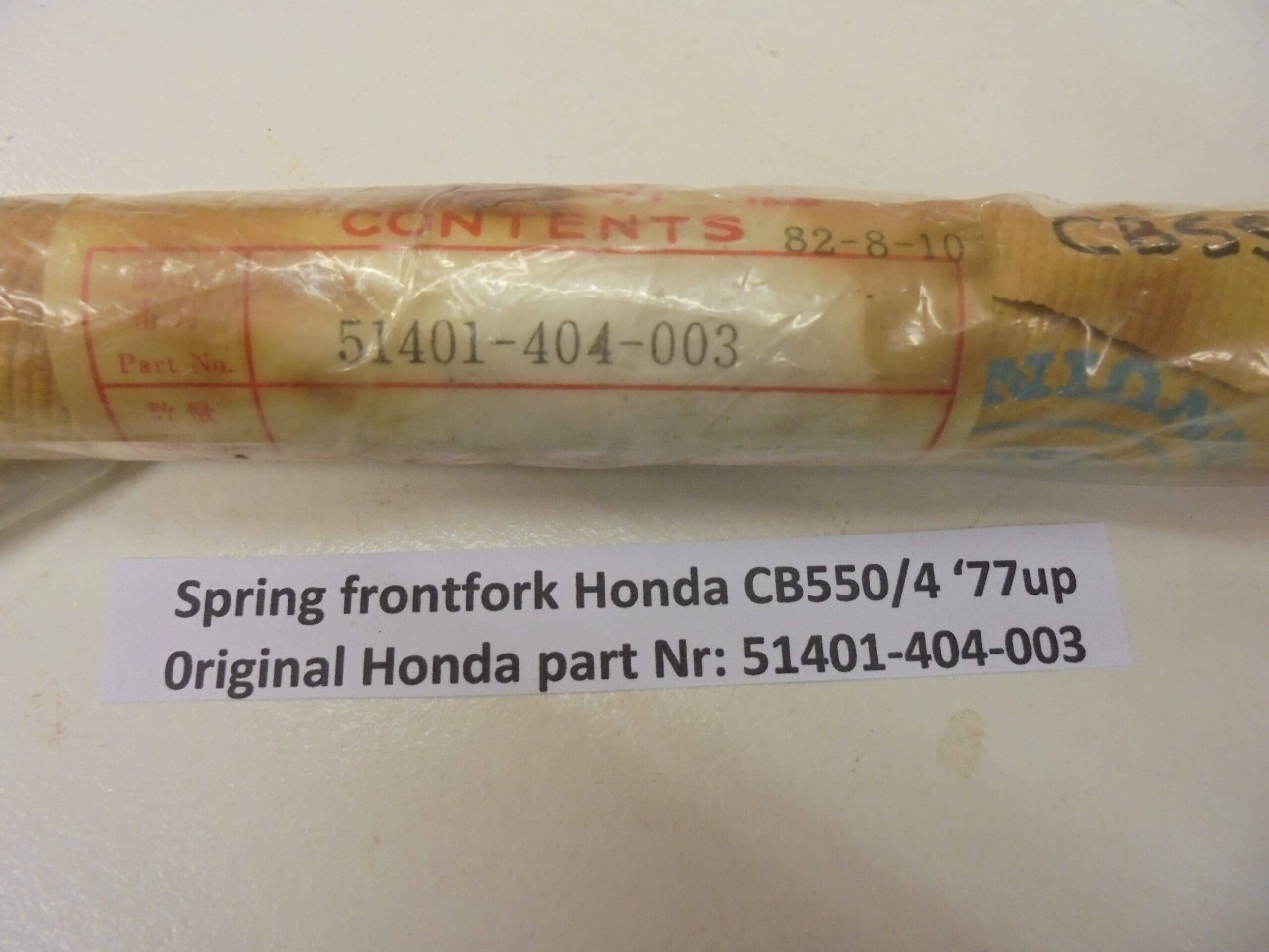 Honda - 51401-404-003_1 - CB550 - Front Fork & Front Fender