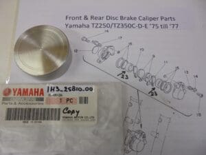 Yamaha - 1H3-25810-00/409-25810-52_1 - TZ250 C/D/E/TZ350 C/D/E - Brake Pads