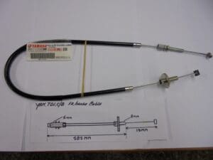 Yamaha - Cable frontbrake YamahaTD1-B/C - TD1 - Front Brake