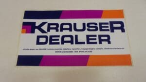 EmblemKRAUSER DEALER size 30 cm x 16.5 cm