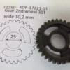 Yamaha - 4DP-17221-11 - TZ250 H/J en latere modellen - Transmission