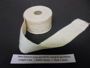 Suzuki - Exhaust Wrap for racing pipes - RG500/RGB500 - Exhaust