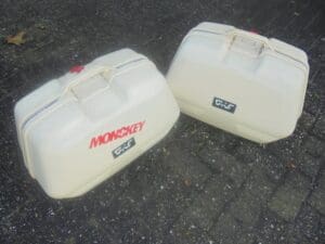 Givi bags assy 34ltr NOS L.H. & R.H.Suz/Hon/Kaw/etc.