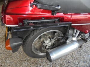 Alternative view of GTR1000 in running condition tour bike