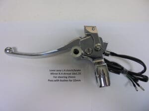 Alternative view of Lever assy brake/clutch L.H.22/25mm full chrome aloy(TH806)